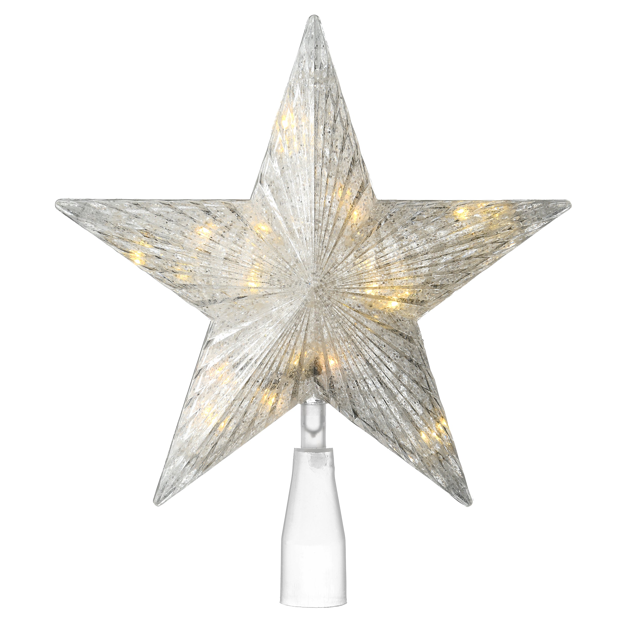 10 in. Tree Top Star for Artificial Trees with Dual Color Lights